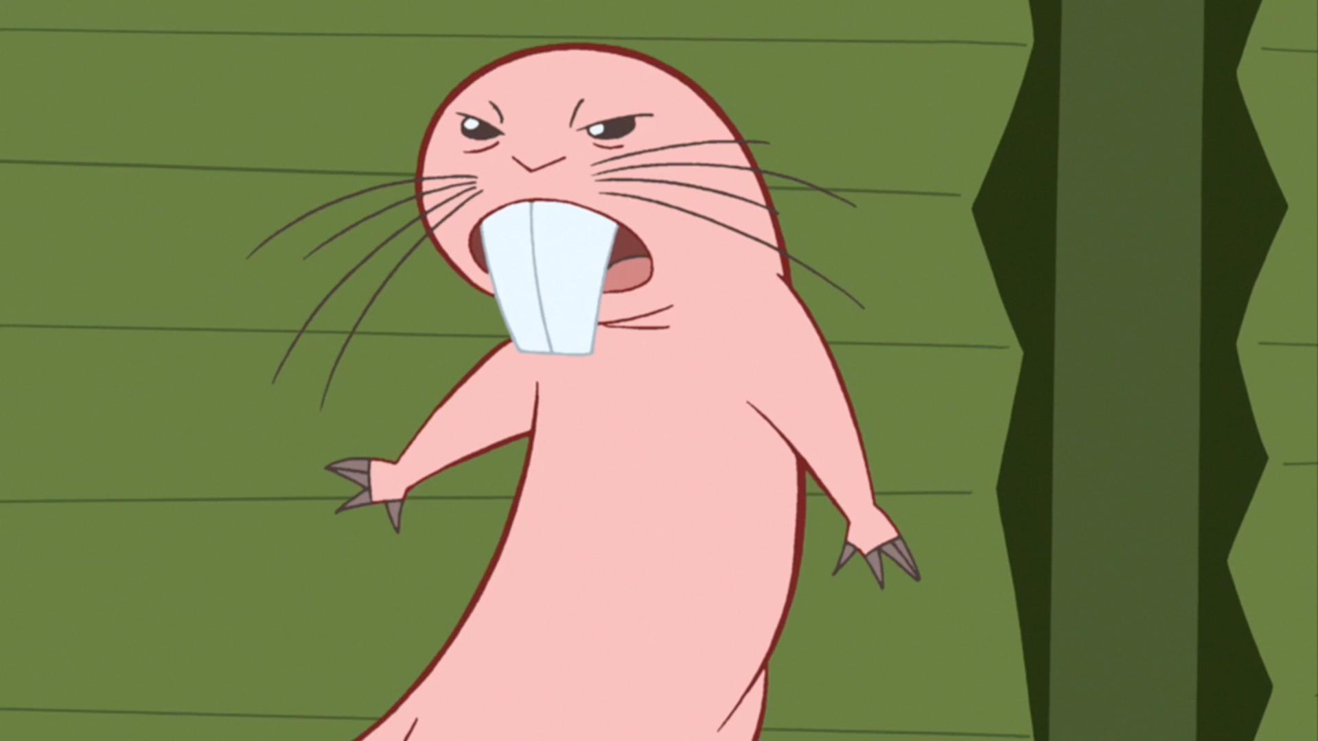 Hairless mole rat from kim possible