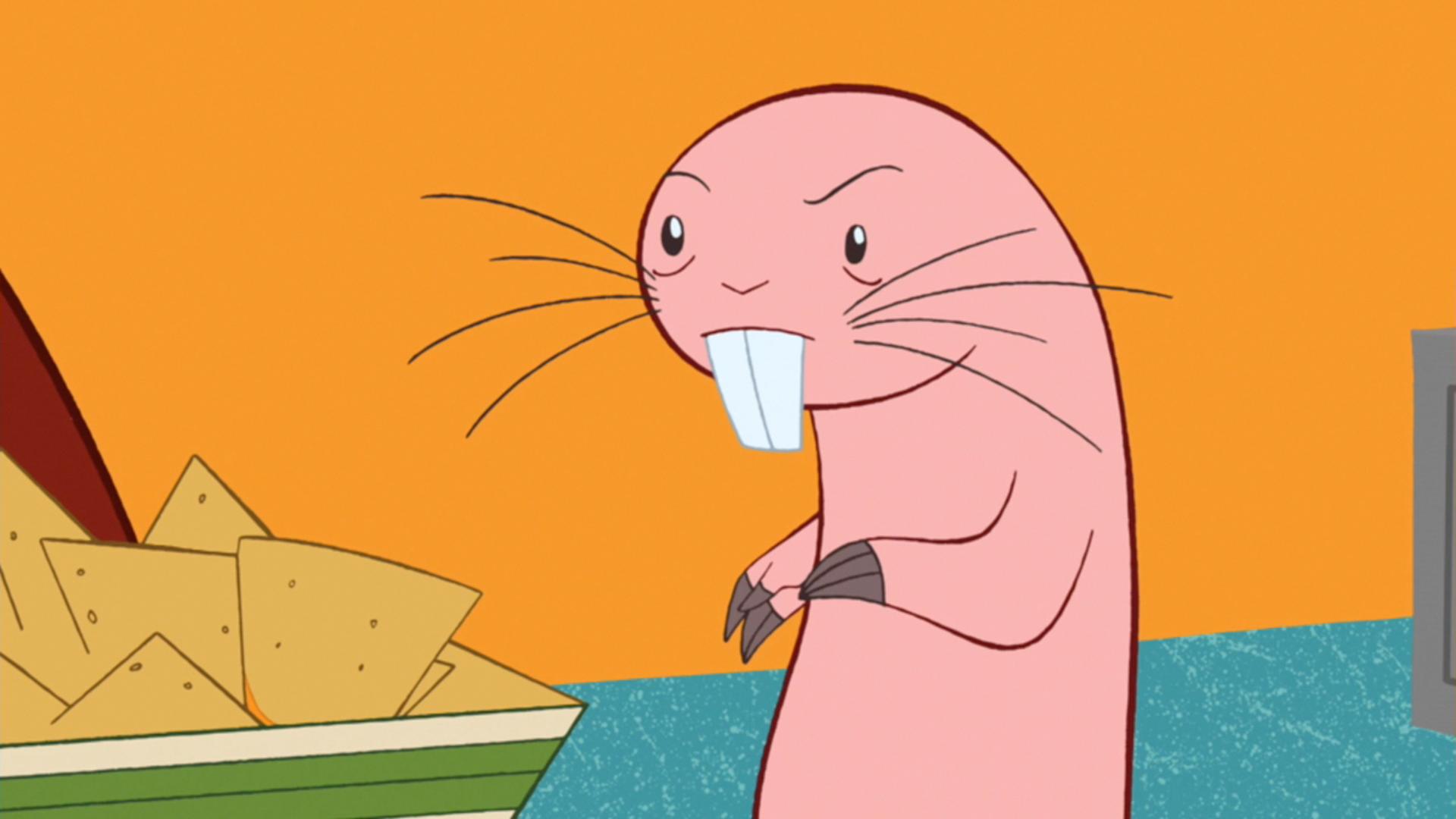 Hairless mole rat from kim possible