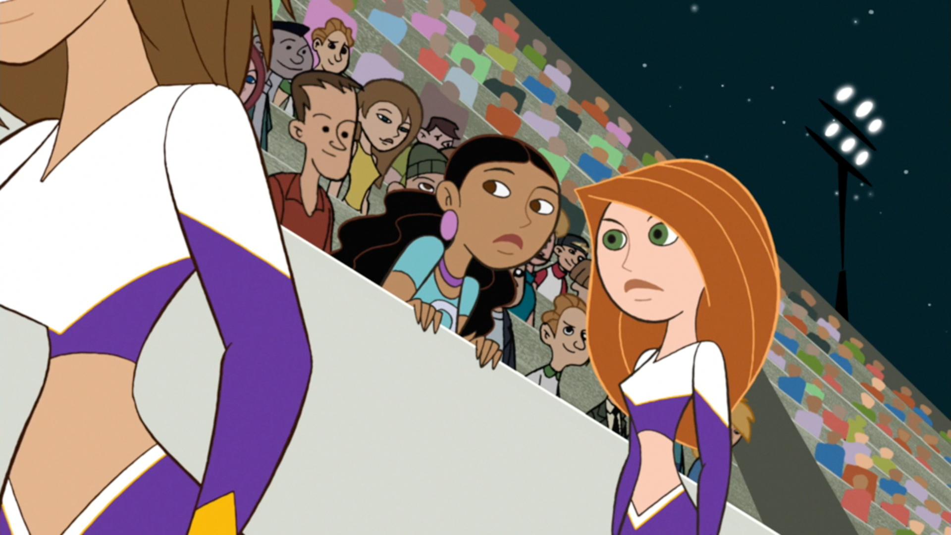 Kim gets jealous when Ron and Bonnie are named homecoming king and queen. 