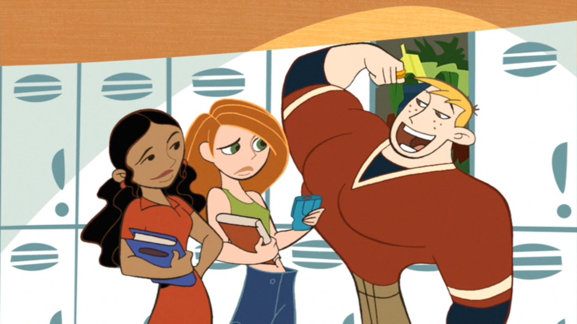 Рон плюс. Ron Stoppable muscle. Kim possible and Ron Stoppable.